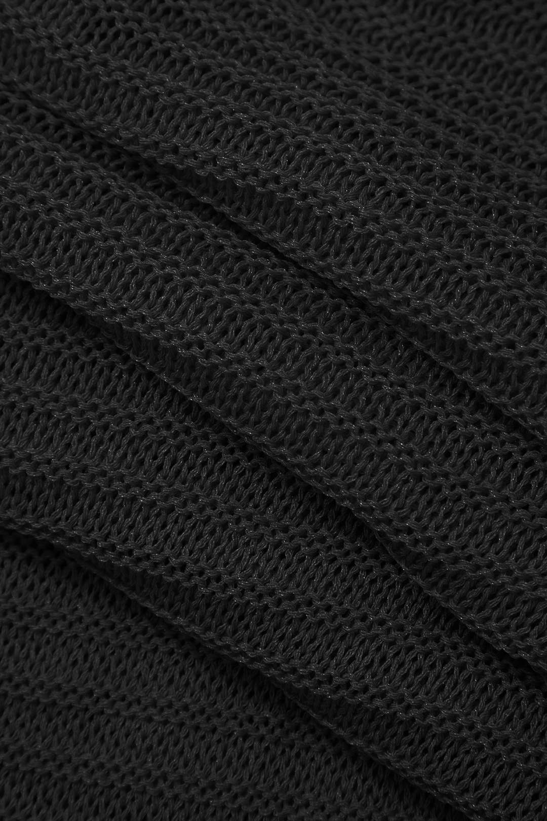 Chic Cut Out Open Knit Backless Halter Maxi Dress for Y2K Aesthetic Fashion Lovers Chic Cut Out Open Knit Backless Halter Maxi Dress for Y2K Aesthetic Fashion Lovers