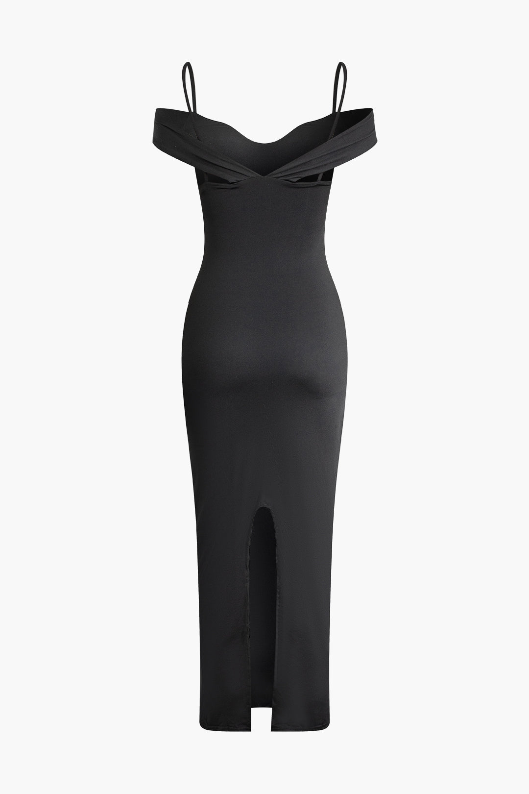 Chic Cut Out Slip Slit Maxi Dress for Y2K Aesthetic and Coquette Style Lovers Chic Cut Out Slip Slit Maxi Dress for Y2K Aesthetic and Coquette Style Lovers