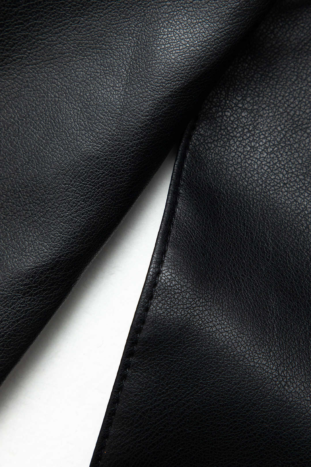 Chic Faux Leather Notched Lapel Belted Trench Coat for Y2K Aesthetic Fashion Lovers Chic Faux Leather Notched Lapel Belted Trench Coat for Y2K Aesthetic Fashion Lovers