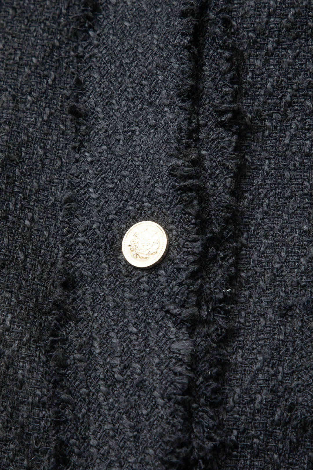 Chic Frayed Trim Textured Tweed Vest for Y2K Fashion and Coquette Aesthetic Outfits Chic Frayed Trim Textured Tweed Vest for Y2K Fashion and Coquette Aesthetic Outfits