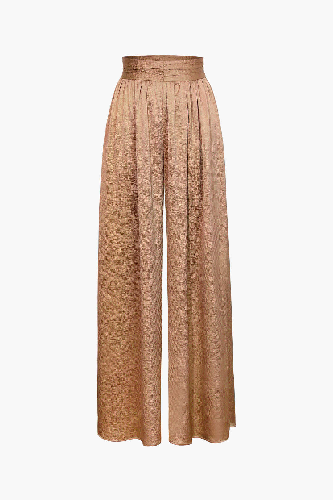 Chic Heavy Satin High-Waisted Wide Leg Pants for Y2K Fashion and Coquette Aesthetic
