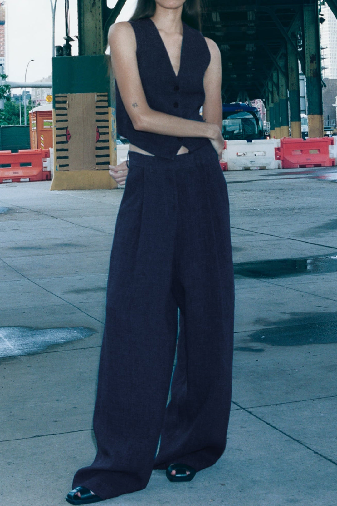 Chic High Waist Straight Leg Pants for Y2K Fashion and Coquette Aesthetic Outfits