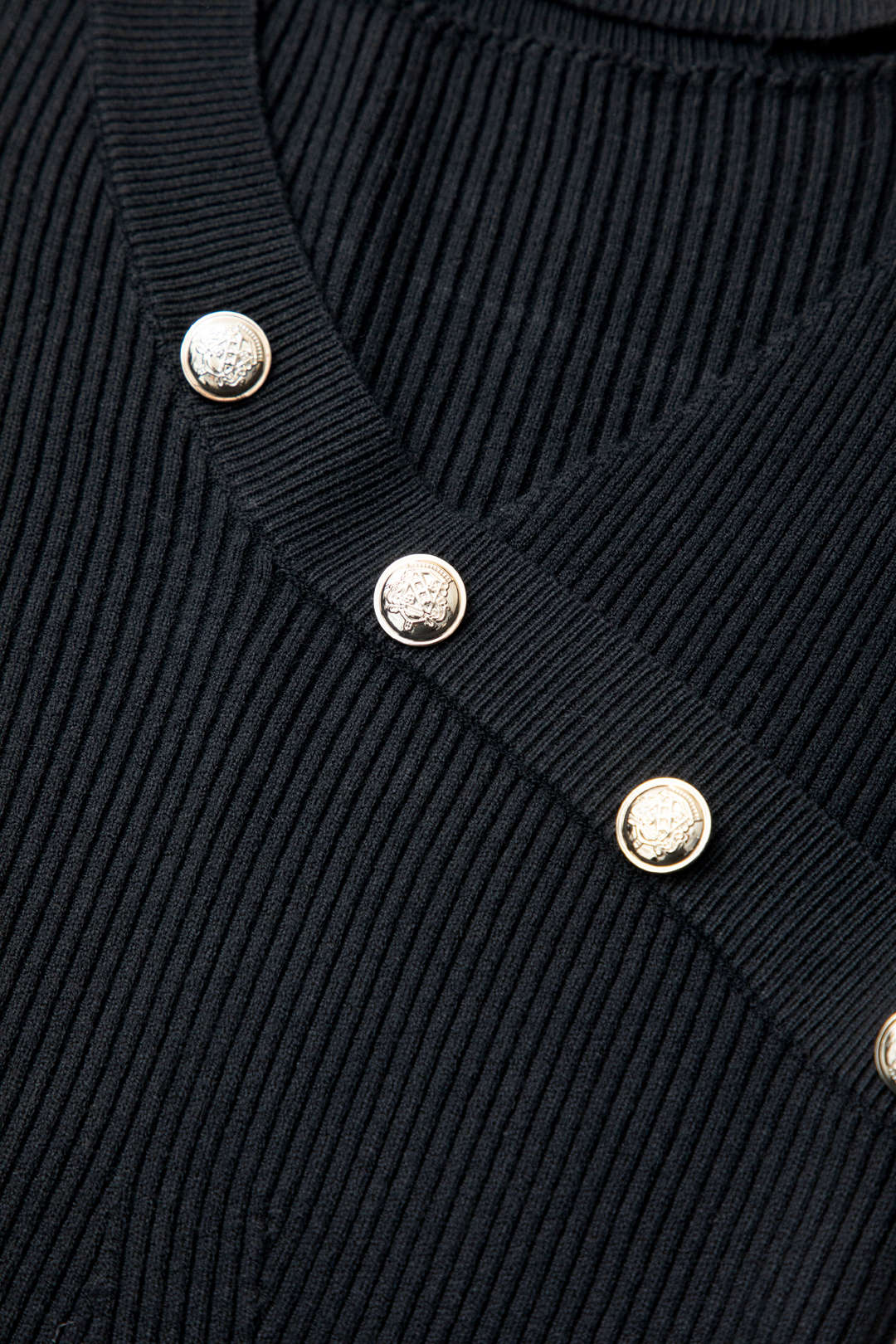 Chic Long Sleeve Cut Out Button Ribbed Knit Wrap Top for Y2K Aesthetic Outfits Chic Long Sleeve Cut Out Button Ribbed Knit Wrap Top for Y2K Aesthetic Outfits