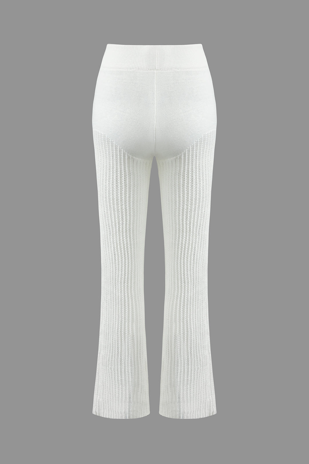 Chic Open Knit V-Neck Button-Up Long Sleeve Top & High-Waist Pants Set for Y2K Aesthetic Chic Open Knit V-Neck Button-Up Long Sleeve Top & High-Waist Pants Set for Y2K Aesthetic