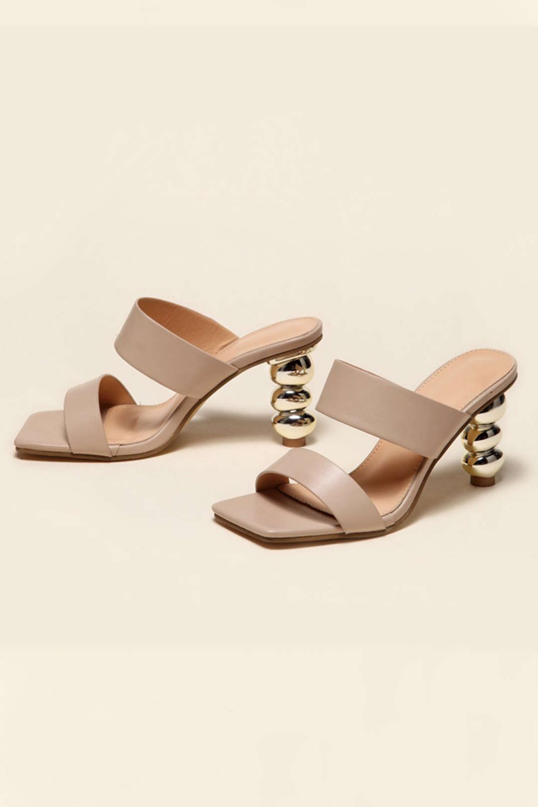 Chic Open Toe Ankle-Strap High Heeled Sandals for Y2K Fashion & Coquette Aesthetic Chic Open Toe Ankle-Strap High Heeled Sandals for Y2K Fashion & Coquette Aesthetic