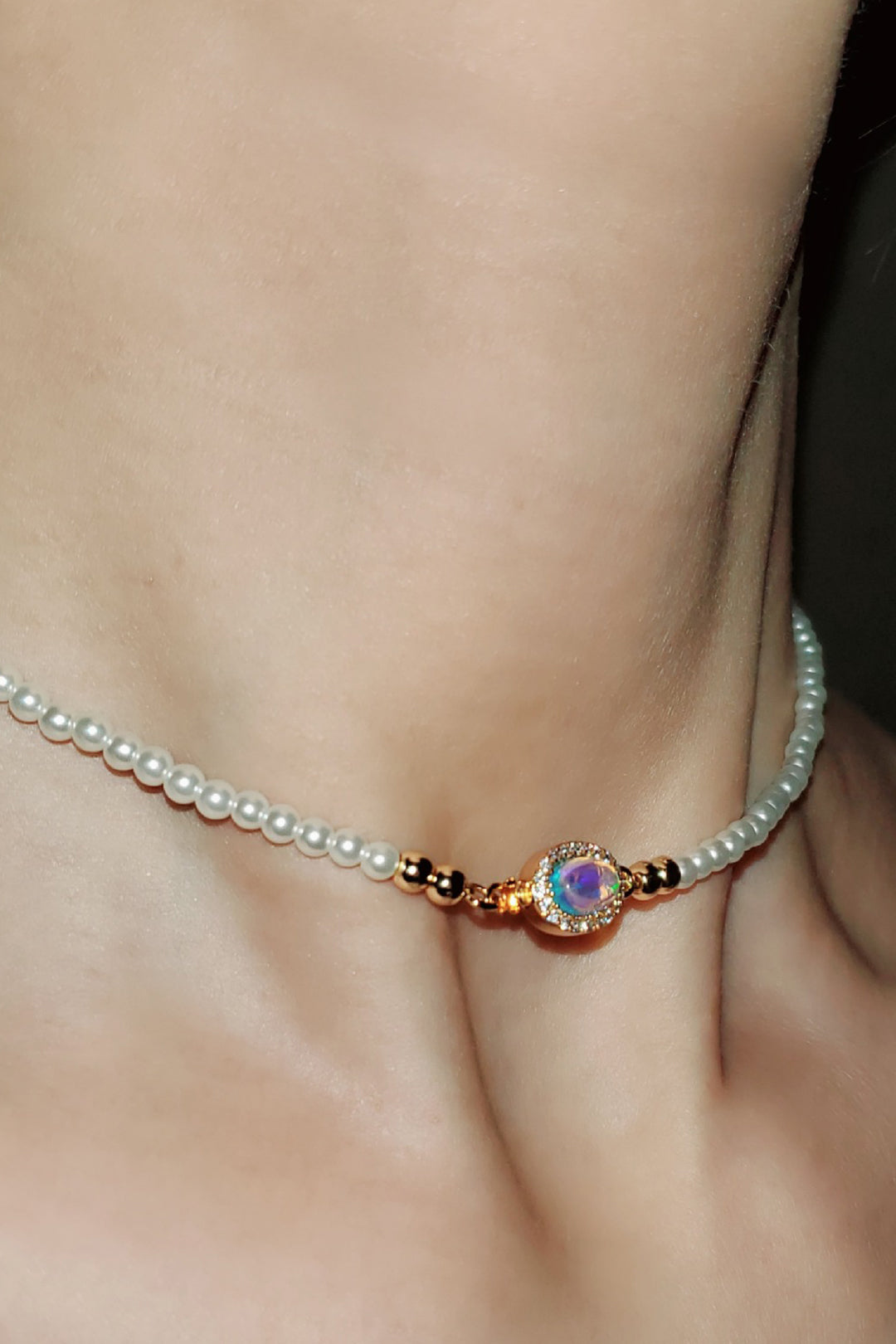 Chic Oval Bead Pearl Necklace for Y2K Aesthetic and Coquette Style Outfits