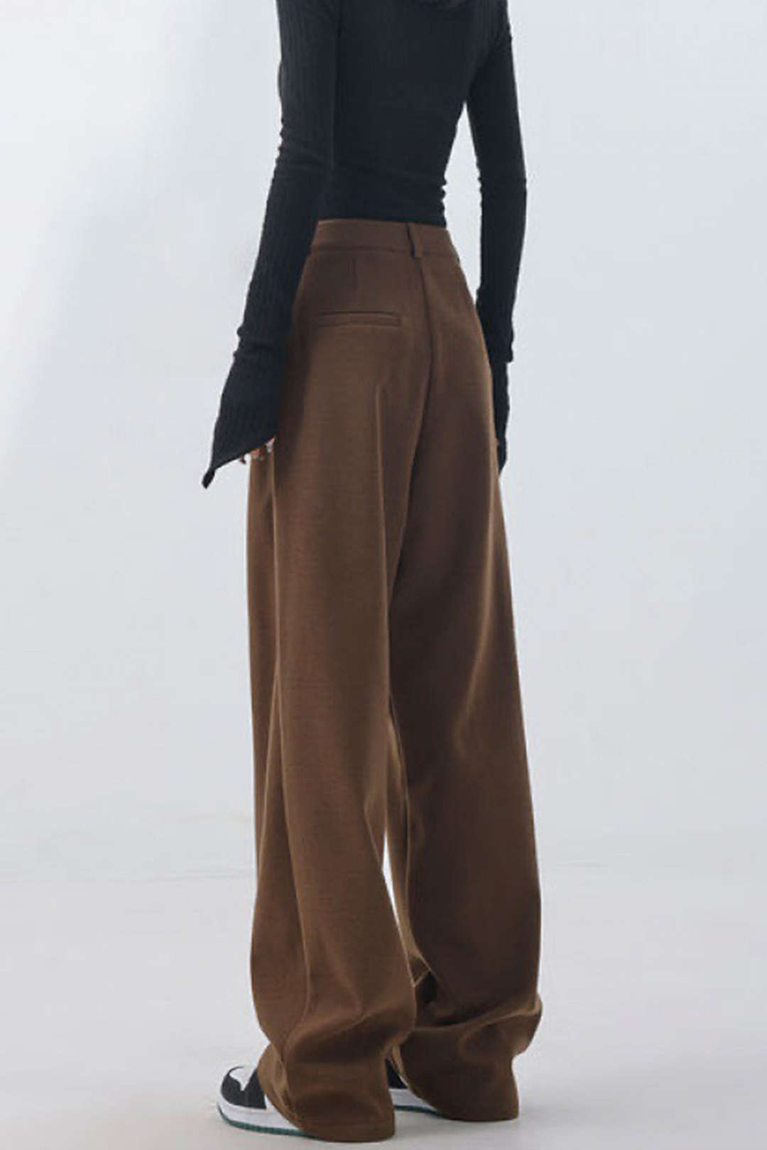 Chic Pleated Wide Leg Pants for Effortless Y2K Style and Aesthetic Outfits