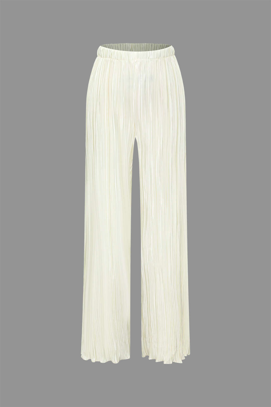 Chic Plisse Pullover Top & Straight Leg Pants Set for Effortless Y2K Aesthetic Style Chic Plisse Pullover Top & Straight Leg Pants Set for Effortless Y2K Aesthetic Style