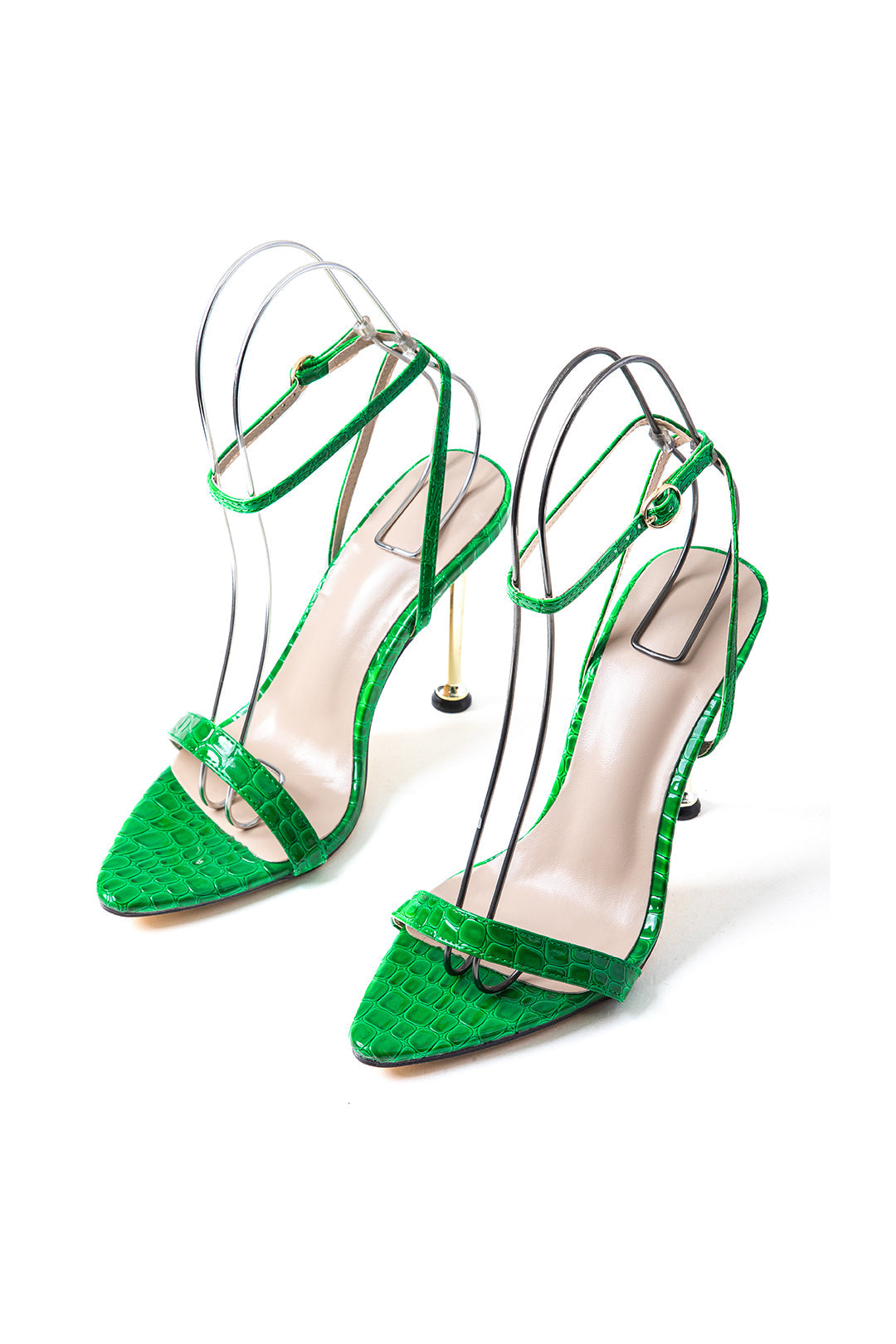 Chic Pointed Open-Toe High Heels for Y2K Fashion and Coquette Aesthetic Outfits