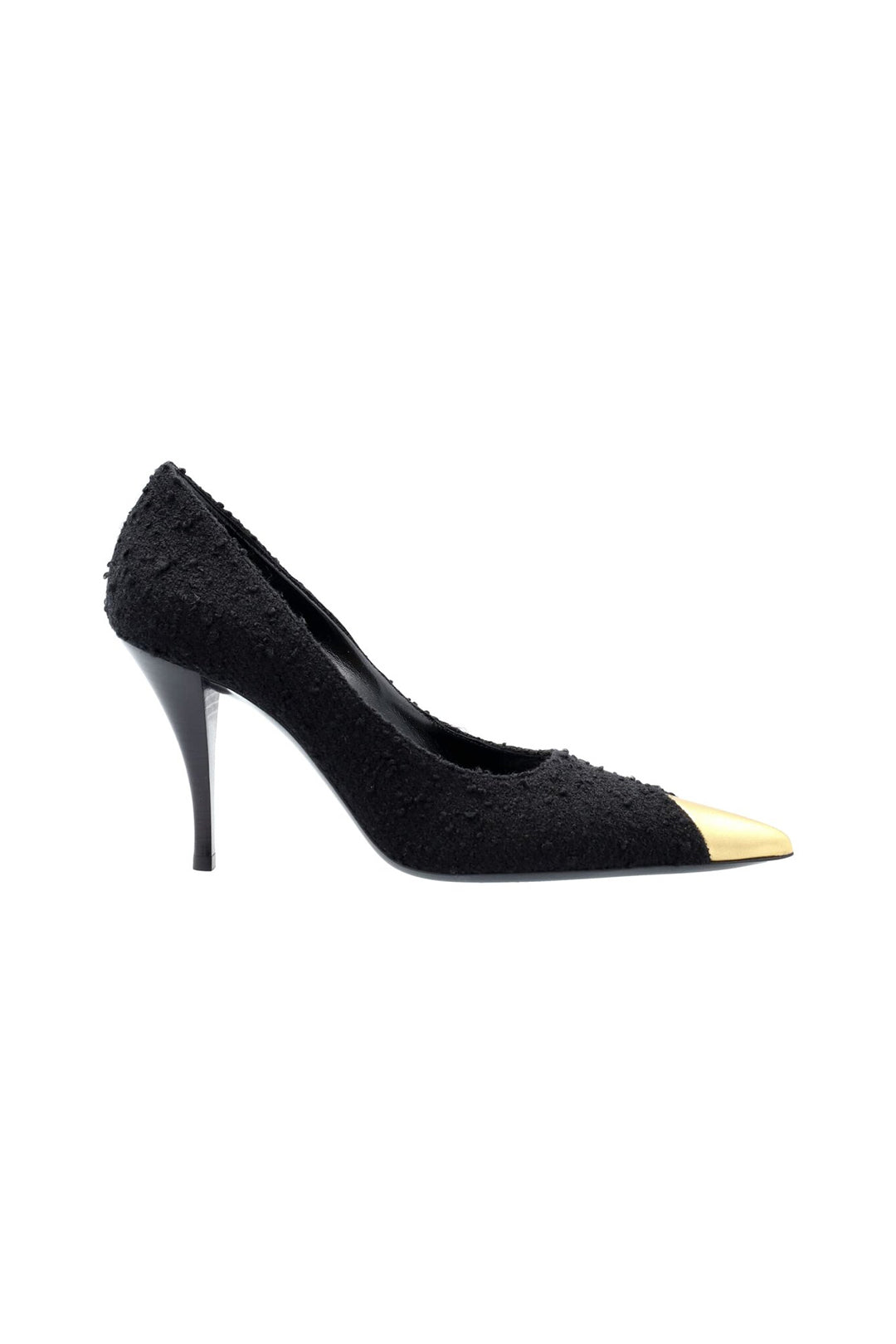 Chic Pointed Toe Tweed Pumps for Y2K Fashion Lovers - Perfect for Coquette Aesthetic Outfits