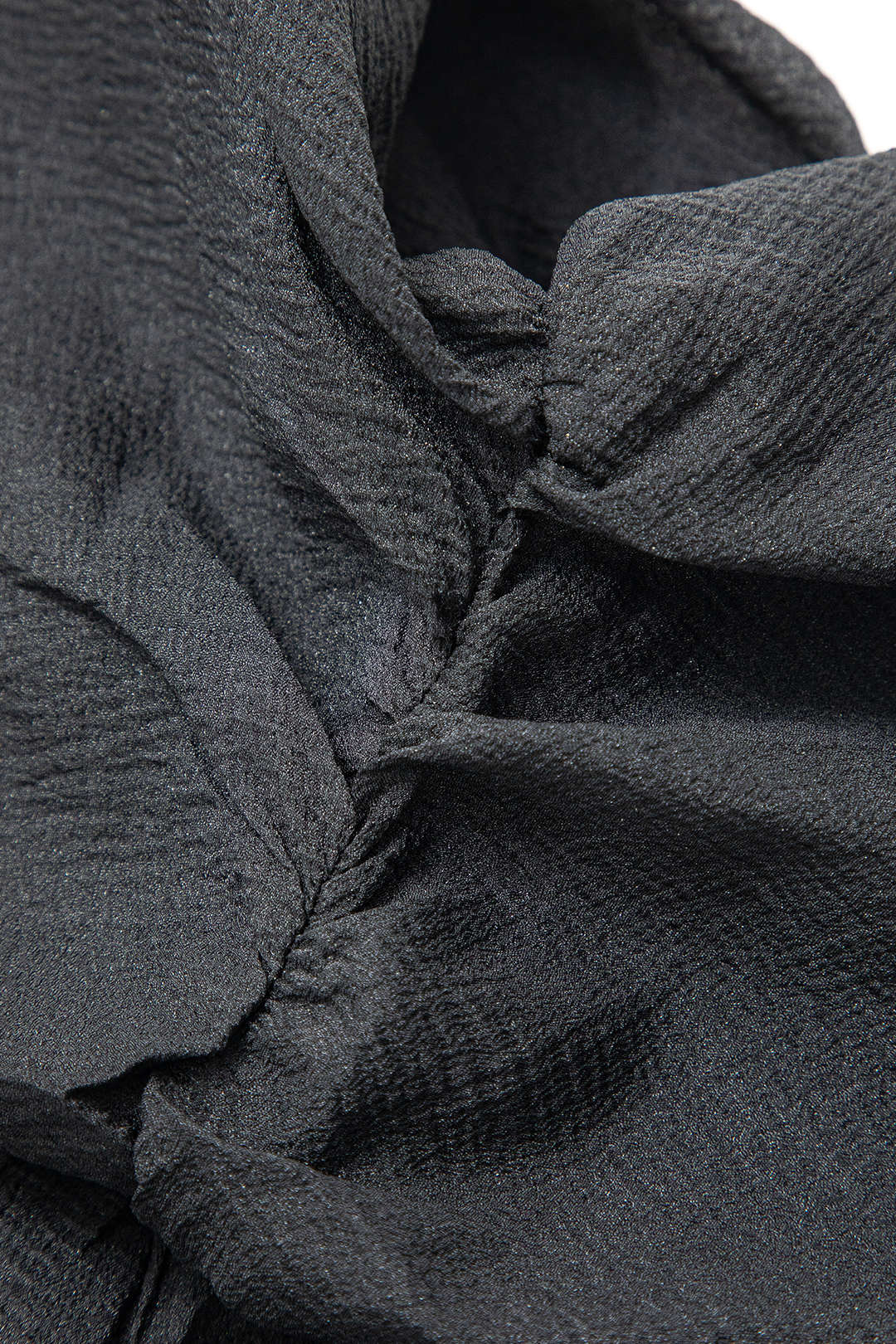 Chic Ruffle Hem Mini Skirt Set with Solid Button-Up Long Sleeve Shirt for Y2K Style Chic Ruffle Hem Mini Skirt Set with Solid Button-Up Long Sleeve Shirt for Y2K Style