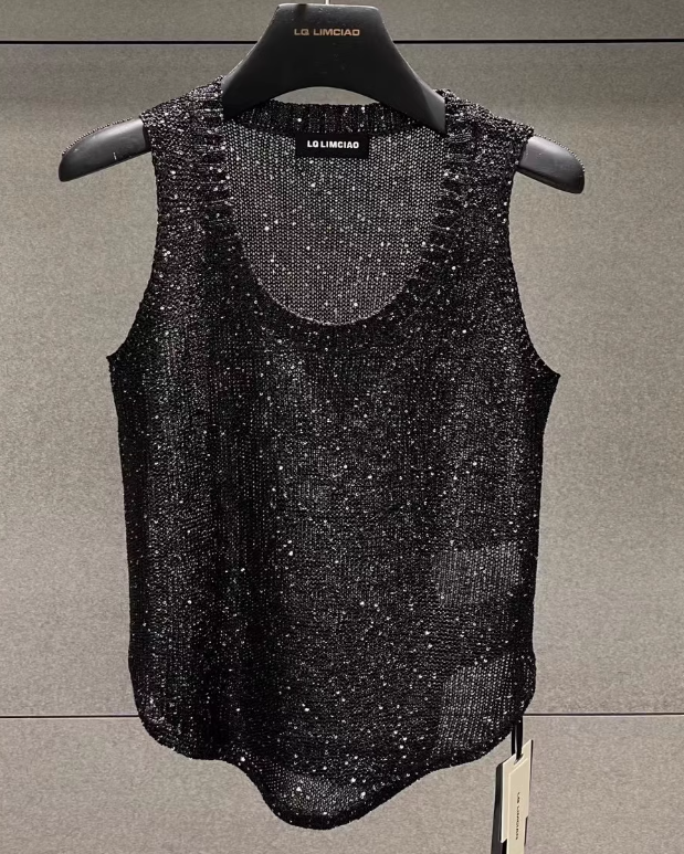 Chic Sleeveless Open Knit Top for Y2K Fashion Lovers - Perfect for Aesthetic Outfits Chic Sleeveless Open Knit Top for Y2K Fashion Lovers - Perfect for Aesthetic Outfits