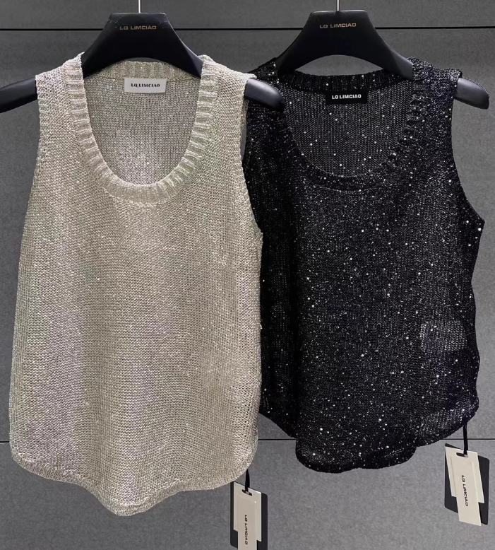 Chic Sleeveless Open Knit Top for Y2K Fashion Lovers - Perfect for Aesthetic Outfits Chic Sleeveless Open Knit Top for Y2K Fashion Lovers - Perfect for Aesthetic Outfits