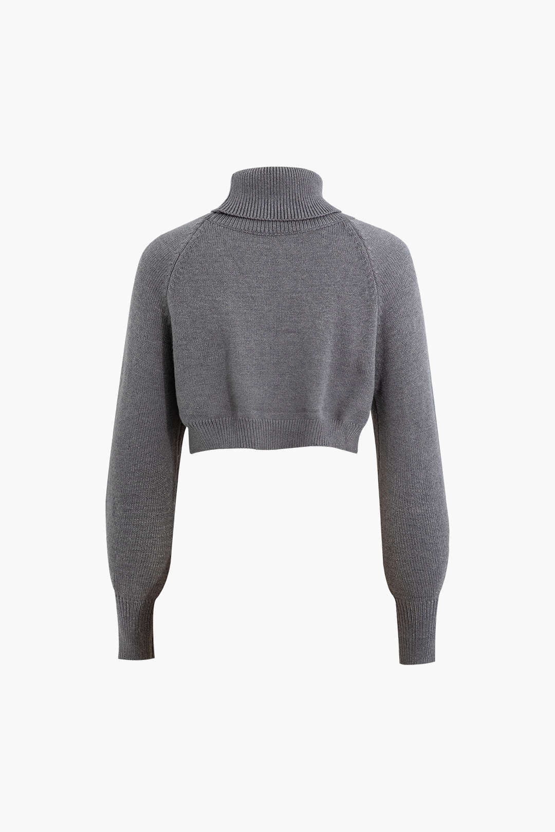 Chic Solid Cut Out Turtleneck Crop Top for Y2K Fashion and Coquette Aesthetic Styles Chic Solid Cut Out Turtleneck Crop Top for Y2K Fashion and Coquette Aesthetic Styles