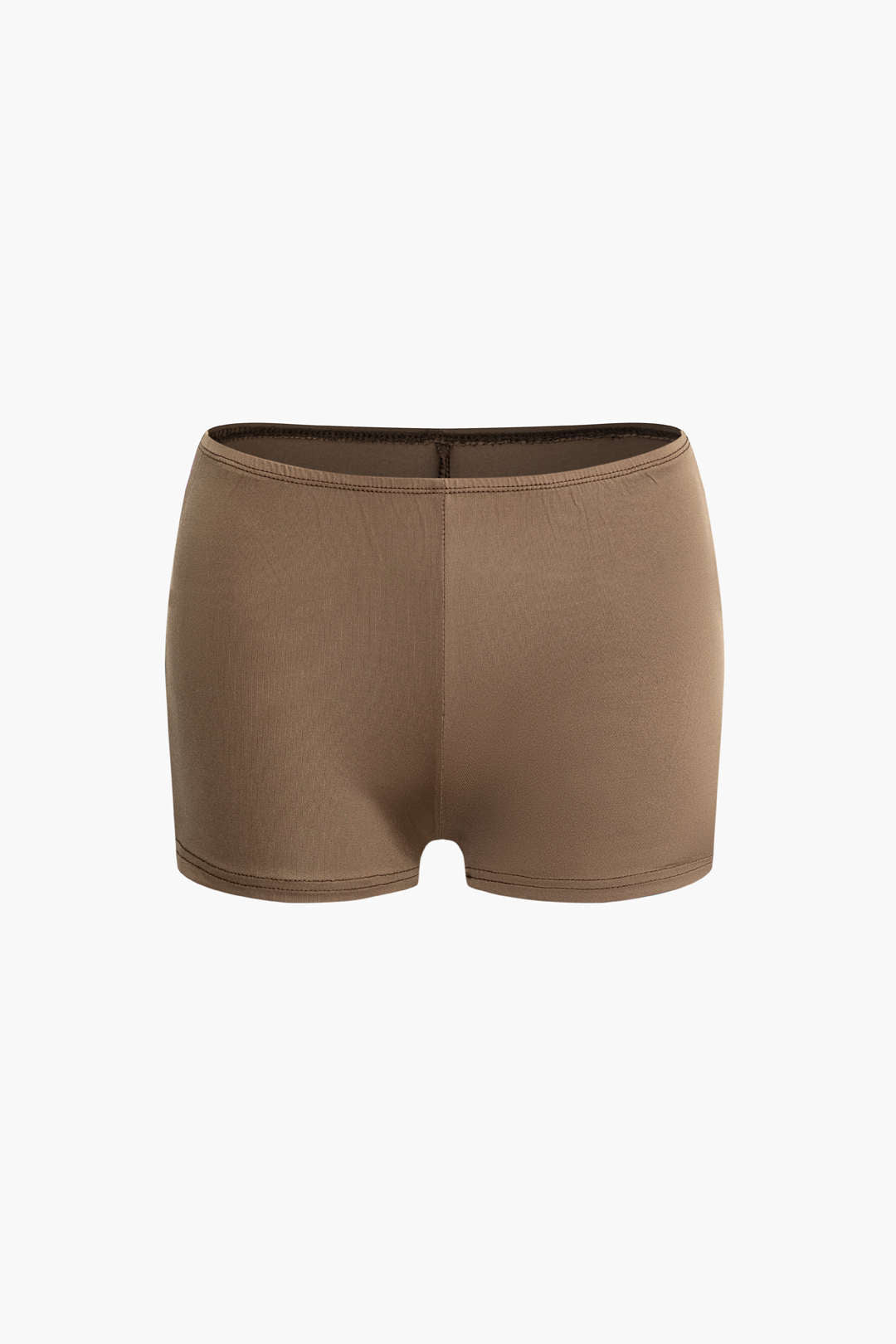 Chic Solid Fitted Long Sleeve Top and Shorts Set for Y2K Aesthetic Outfits Chic Solid Fitted Long Sleeve Top and Shorts Set for Y2K Aesthetic Outfits