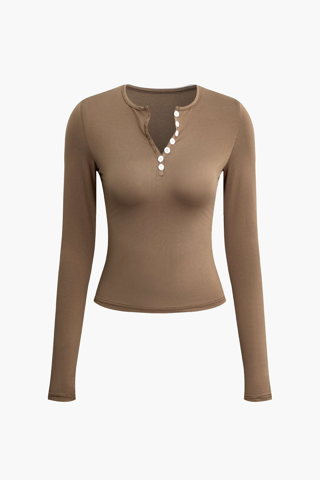 Chic Solid Fitted Long Sleeve Top and Shorts Set for Y2K Aesthetic Outfits Chic Solid Fitted Long Sleeve Top and Shorts Set for Y2K Aesthetic Outfits