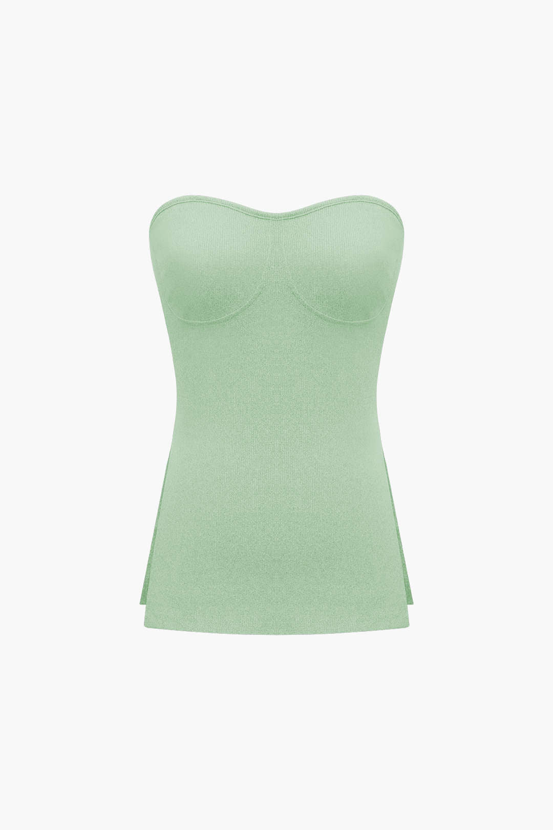 Chic Solid Knit Strapless Top and Shorts Set for Y2K Fashion Aesthetic Outfits Chic Solid Knit Strapless Top and Shorts Set for Y2K Fashion Aesthetic Outfits