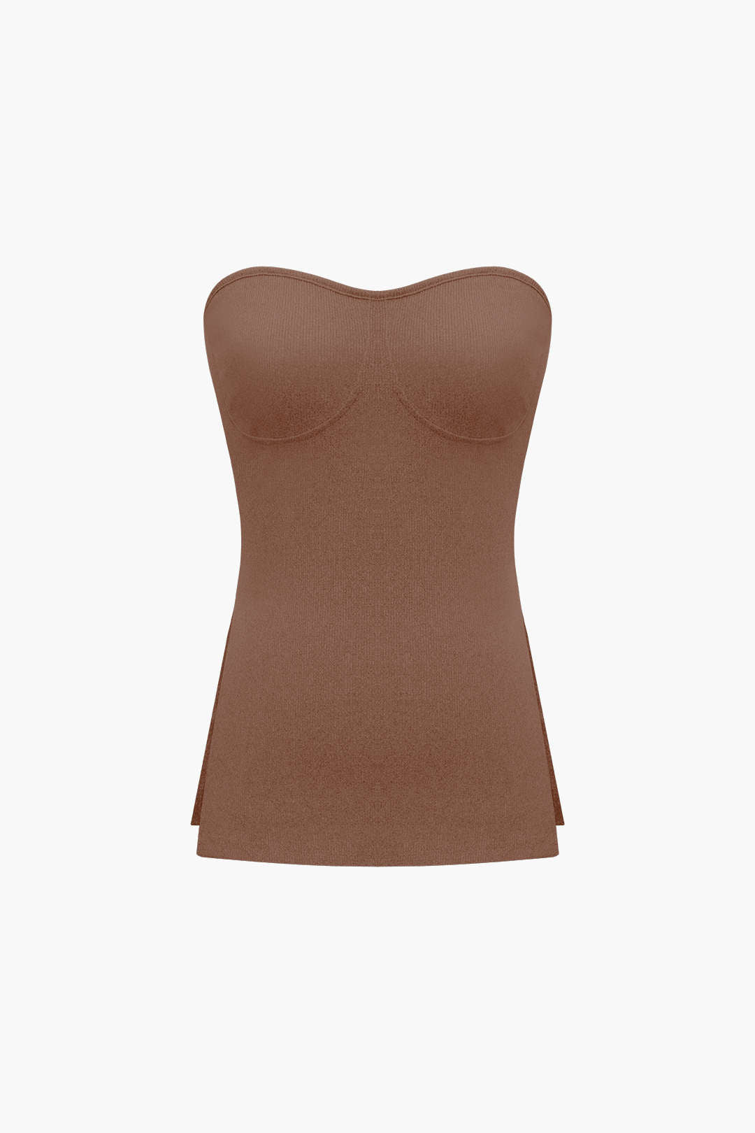 Chic Solid Knit Strapless Top and Shorts Set for Y2K Fashion Aesthetic Outfits Chic Solid Knit Strapless Top and Shorts Set for Y2K Fashion Aesthetic Outfits