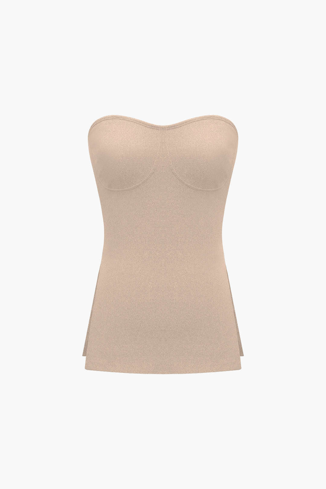 Chic Solid Knit Strapless Top and Shorts Set for Y2K Fashion Aesthetic Outfits Chic Solid Knit Strapless Top and Shorts Set for Y2K Fashion Aesthetic Outfits