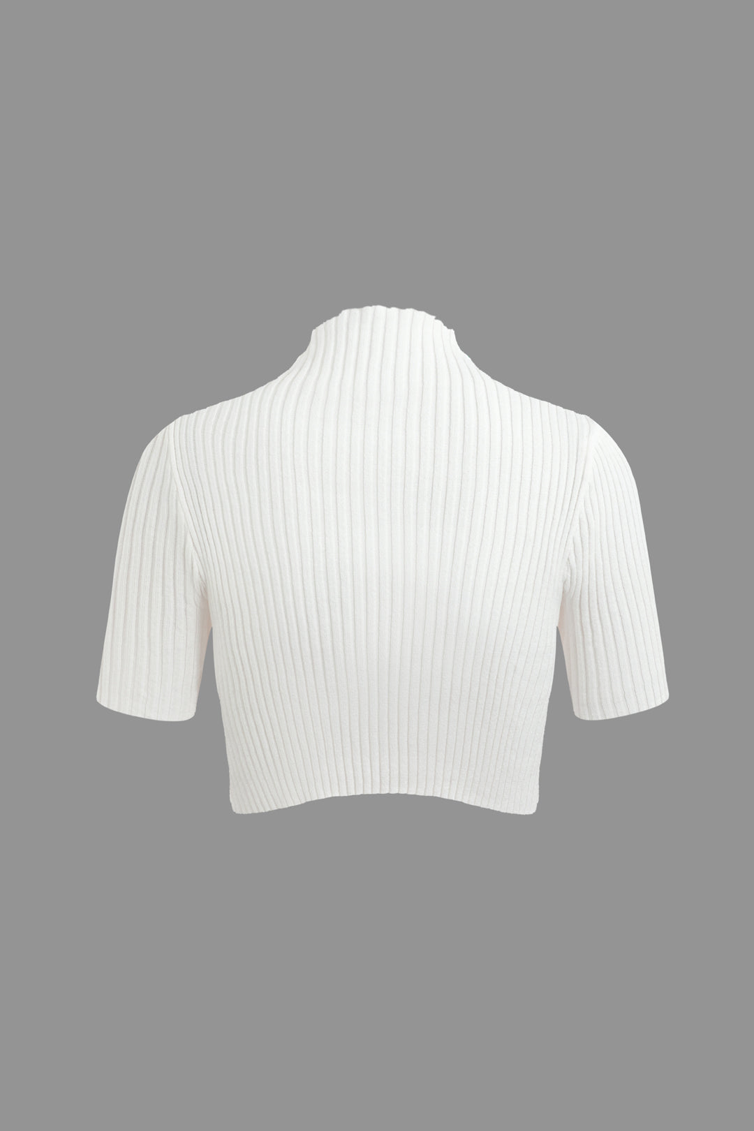 Chic Solid Mock Neck Rib Knit Top with Mini Skirt Set for Y2K Aesthetic Outfits Chic Solid Mock Neck Rib Knit Top with Mini Skirt Set for Y2K Aesthetic Outfits