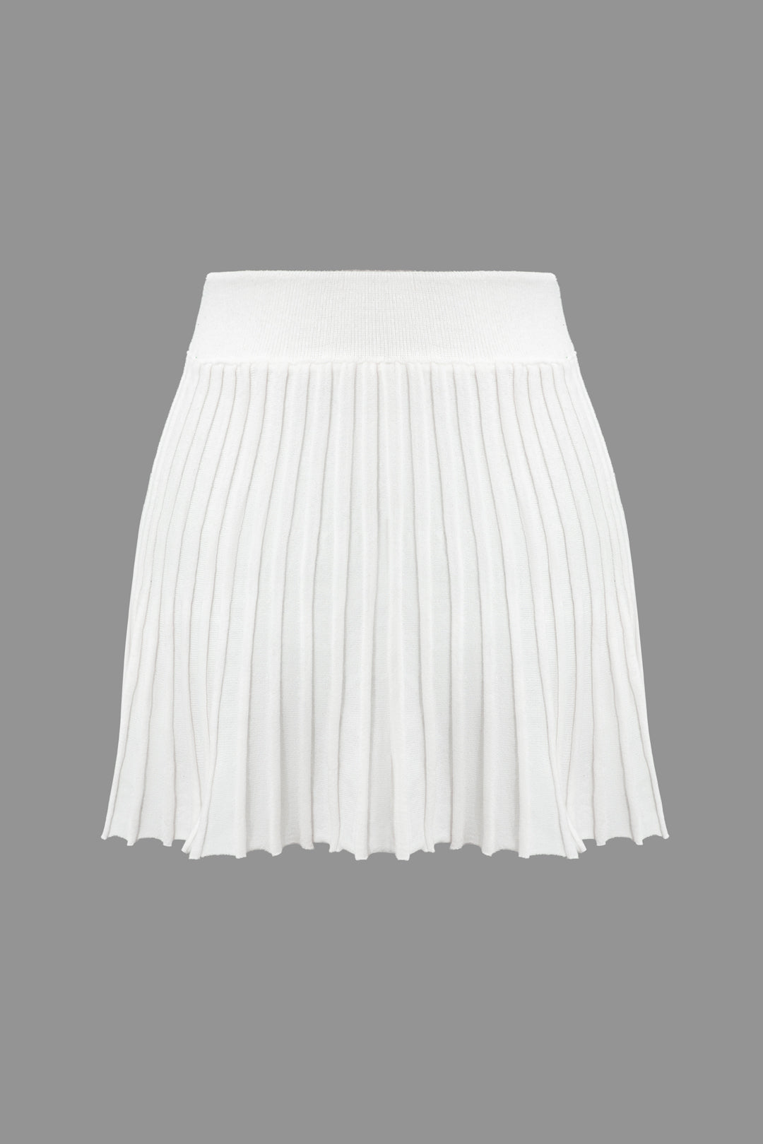 Chic Solid Mock Neck Rib Knit Top with Mini Skirt Set for Y2K Aesthetic Outfits Chic Solid Mock Neck Rib Knit Top with Mini Skirt Set for Y2K Aesthetic Outfits