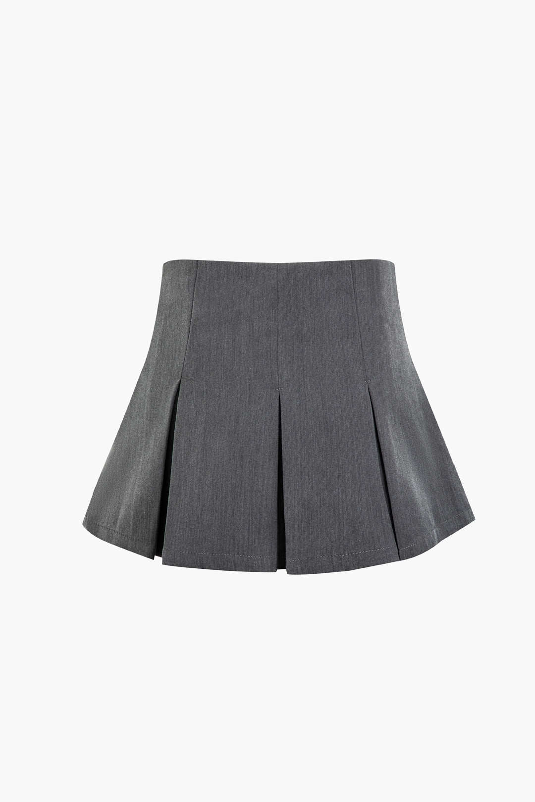Chic Solid Pleated Mini Skirt for Y2K Aesthetic and Coquette Style Outfits Chic Solid Pleated Mini Skirt for Y2K Aesthetic and Coquette Style Outfits