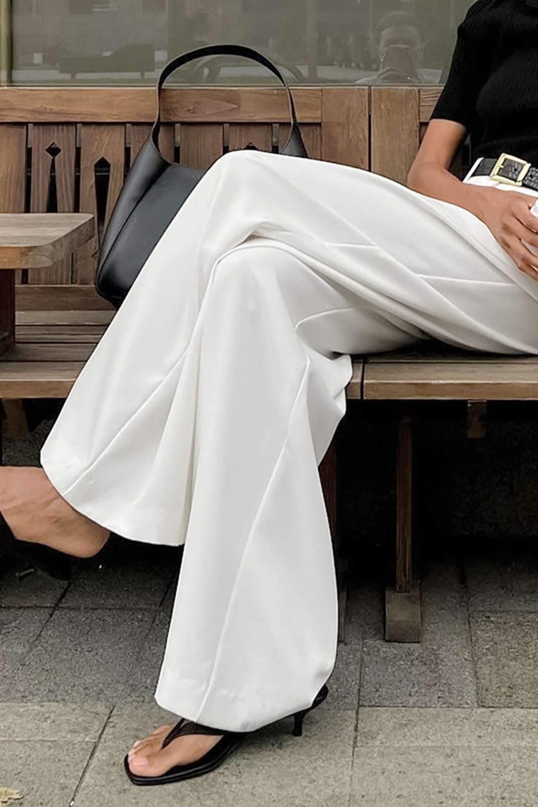 Chic Solid Pleated Wide Leg Pants for Effortless Y2K Style and Aesthetic Outfits Chic Solid Pleated Wide Leg Pants for Effortless Y2K Style and Aesthetic Outfits