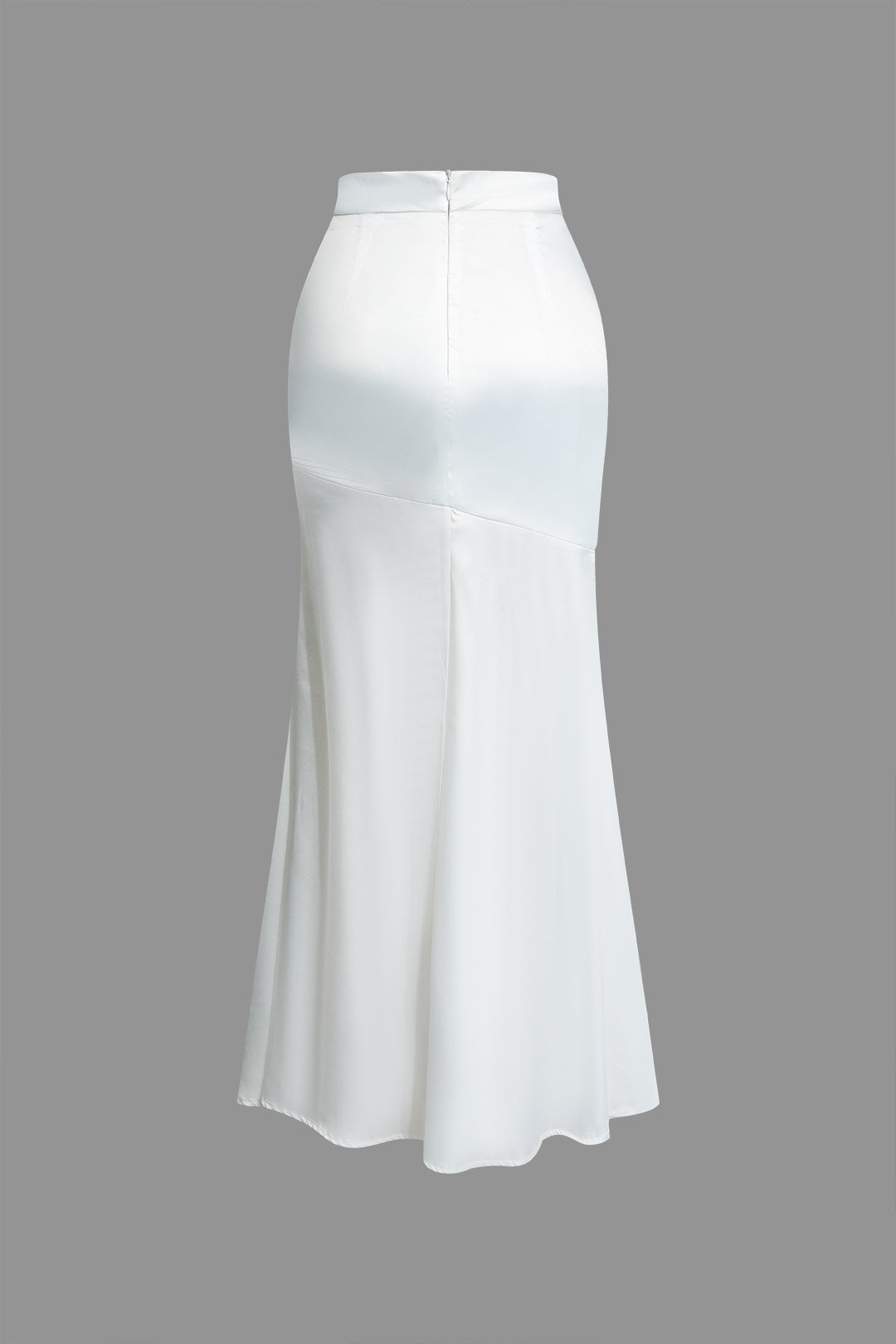 Chic Solid Split Zipper Mermaid Midi Skirt for Y2K Fashion and Coquette Aesthetic Styles Chic Solid Split Zipper Mermaid Midi Skirt for Y2K Fashion and Coquette Aesthetic Styles