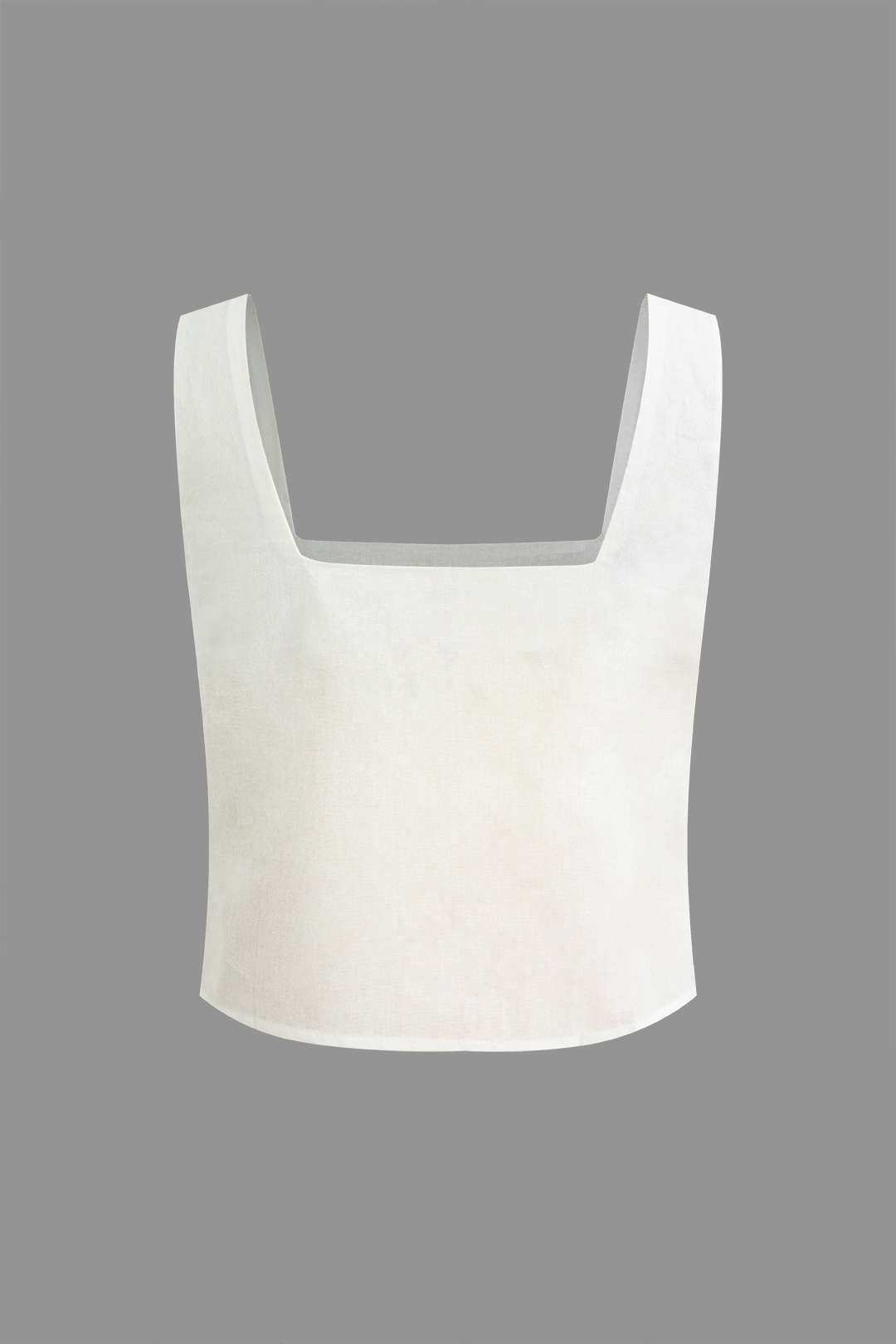 Chic Solid Square Neck Tank Top & Pleated Wide Leg Pants Set for Effortless Y2K Style Chic Solid Square Neck Tank Top & Pleated Wide Leg Pants Set for Effortless Y2K Style