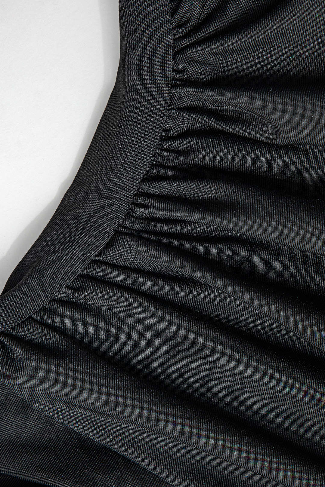 Chic Solid V-Neck Ruched Long Sleeve Maxi Dress for Effortless Y2K Aesthetic Style Chic Solid V-Neck Ruched Long Sleeve Maxi Dress for Effortless Y2K Aesthetic Style