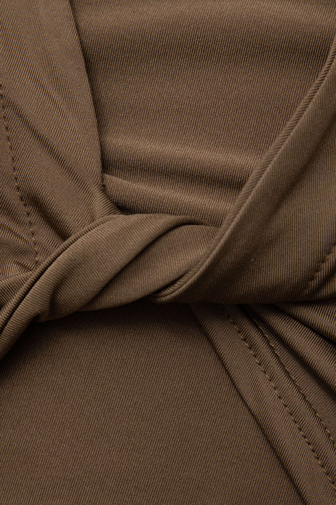 Chic Solid V-Neck Twist Long Sleeve Top with Ruched Maxi Skirt Set for Y2K Aesthetic Outfits Chic Solid V-Neck Twist Long Sleeve Top with Ruched Maxi Skirt Set for Y2K Aesthetic Outfits