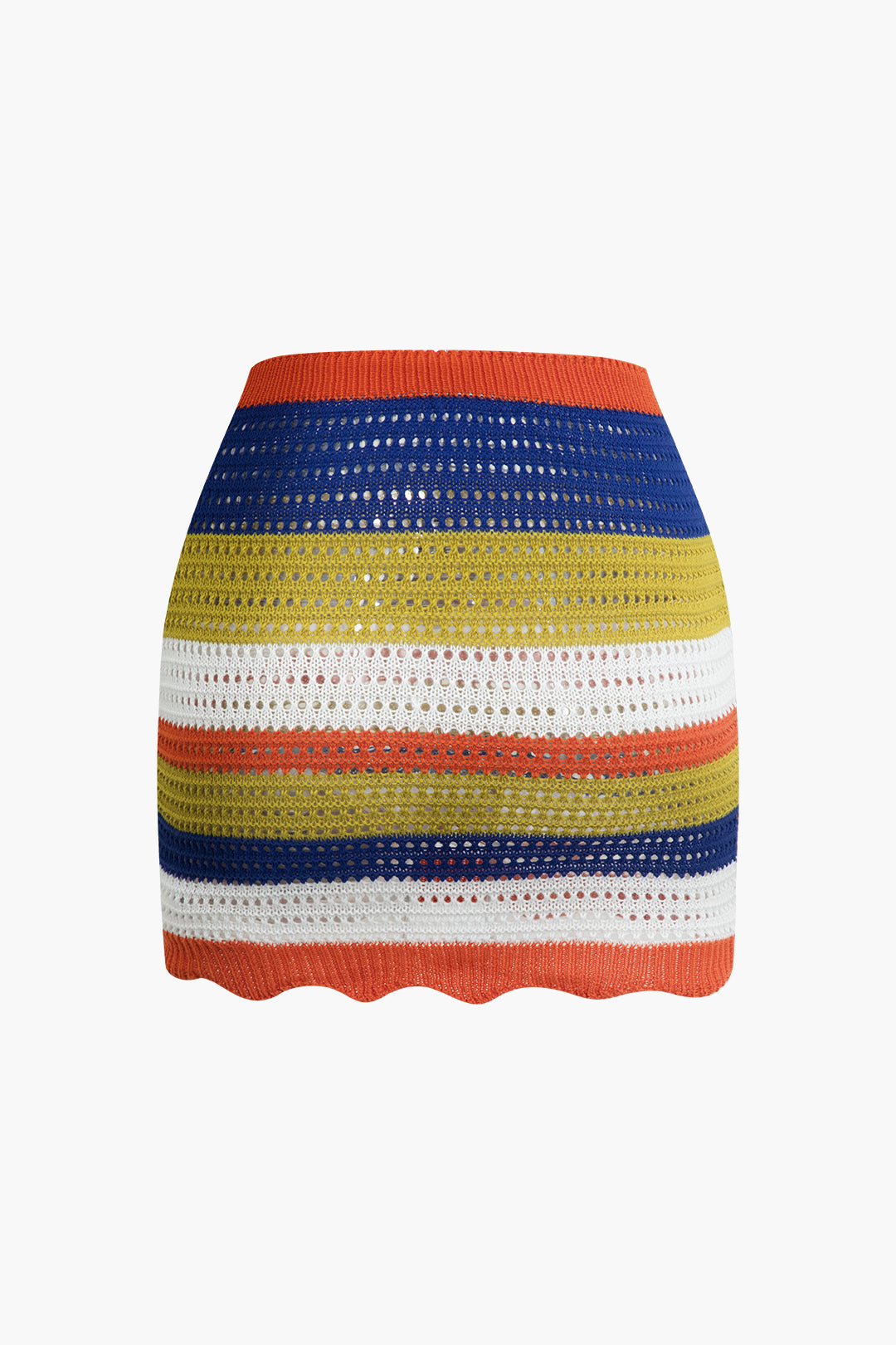 Chic V-Neck Open Knit Cami Top & Mini Skirt Set for Y2K Fashion Lovers Chic V-Neck Open Knit Cami Top & Mini Skirt Set for Y2K Fashion Lovers