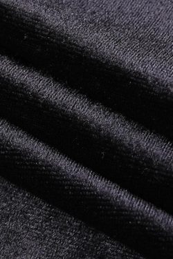 Chic Velvet High Rise Maxi Skirt with Slit and Bowknot Detail for Y2K Aesthetic