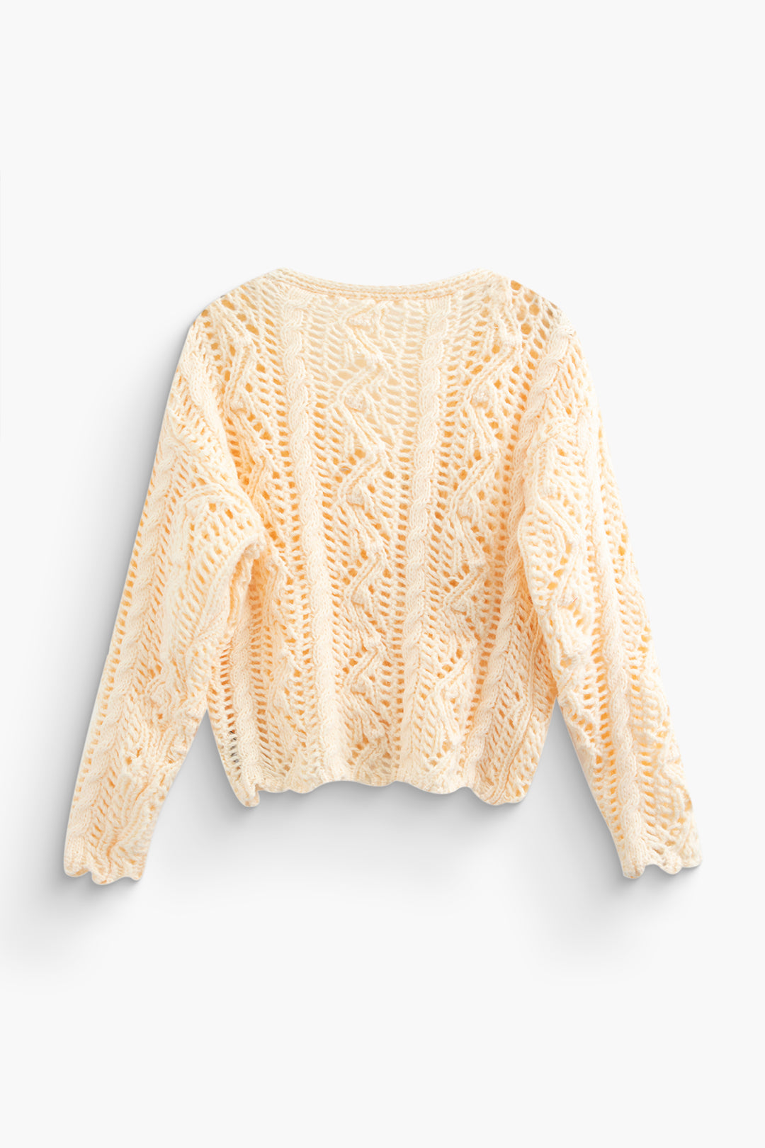 Chic Y2K Button Up V-Neck Open Knit Top for Trendy Aesthetic Outfits Chic Y2K Button Up V-Neck Open Knit Top for Trendy Aesthetic Outfits