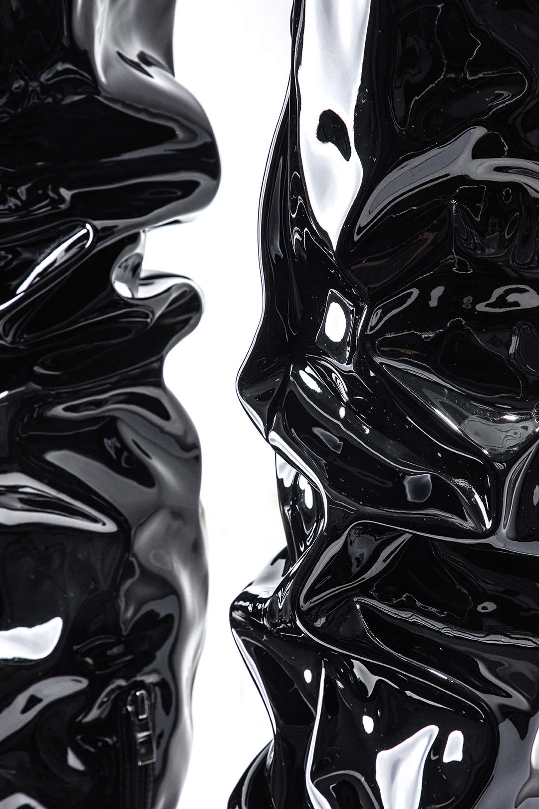 Chic Y2K Patent Leather Pointed Toe Knee High Heeled Boots for Trendy Outfits Chic Y2K Patent Leather Pointed Toe Knee High Heeled Boots for Trendy Outfits