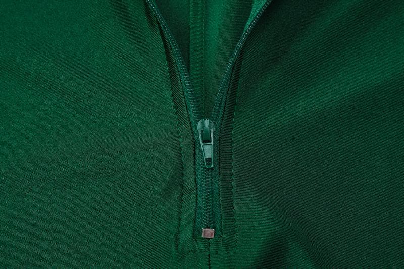 Chic Y2K Solid Zip-Up Long Sleeve High Neck Romper for Trendy Aesthetic Outfits Chic Y2K Solid Zip-Up Long Sleeve High Neck Romper for Trendy Aesthetic Outfits