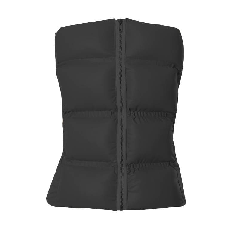Chic Y2K Style Zip-Up PU Leather Tube Top for a Trendy Winter Look Chic Y2K Style Zip-Up PU Leather Tube Top for a Trendy Winter Look