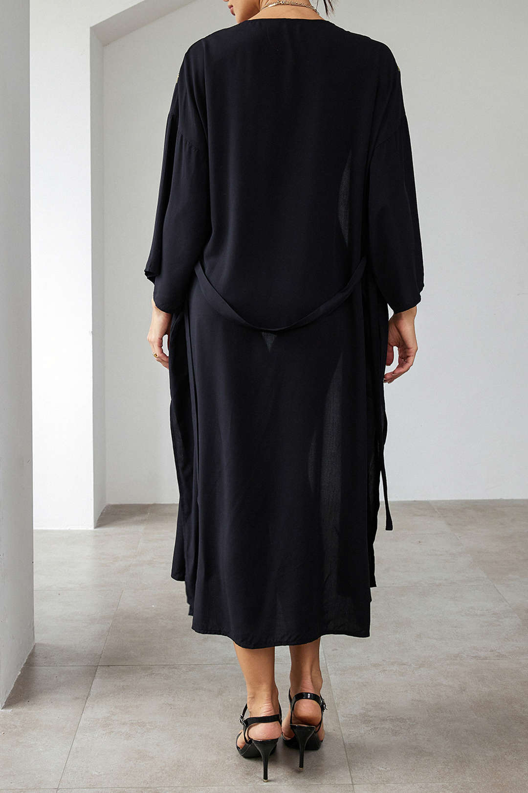 Coconut Tree Embroidery Belted Cover Up - Y2K Aesthetic Beachwear for Summer Vibes Coconut Tree Embroidery Belted Cover Up - Y2K Aesthetic Beachwear for Summer Vibes