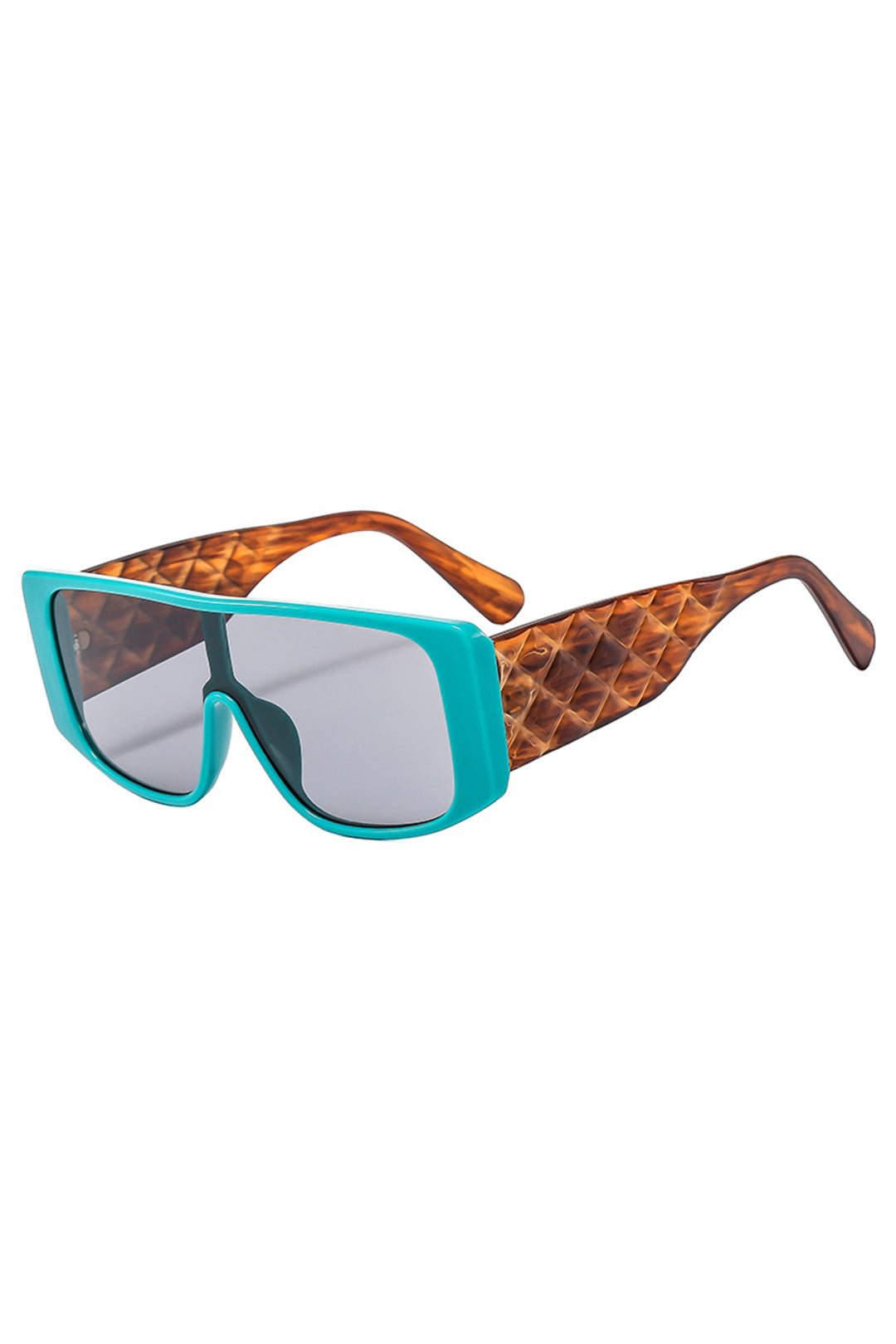 Color Block Y2K Sunglasses - Trendy Retro Shades for Aesthetic Outfits and Summer Vibes