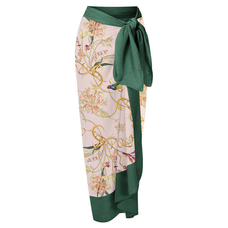 Colorblock Knot Wrap Cargo Skirt - Y2K Fashion Meets Coquette Aesthetic for Trendy Outfits Colorblock Knot Wrap Cargo Skirt - Y2K Fashion Meets Coquette Aesthetic for Trendy Outfits