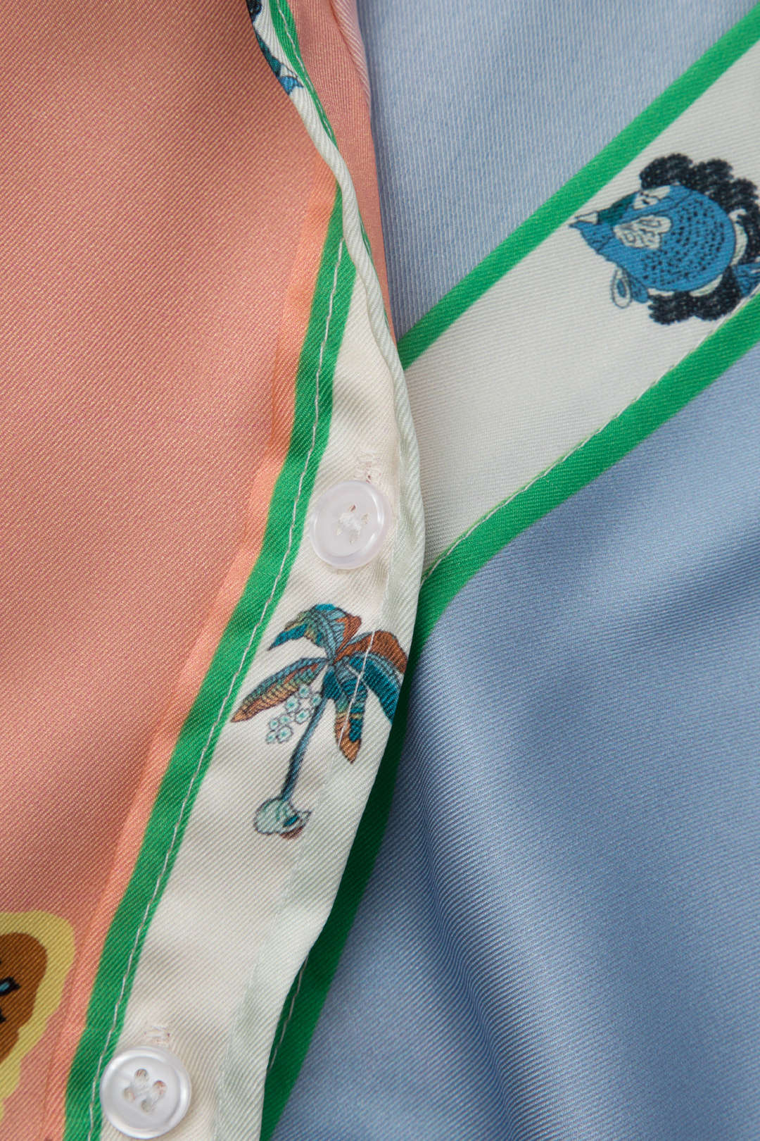 Colorblock Long Sleeve Button-Up Shirt - Y2K Aesthetic Top for Trendy Outfits Colorblock Long Sleeve Button-Up Shirt - Y2K Aesthetic Top for Trendy Outfits