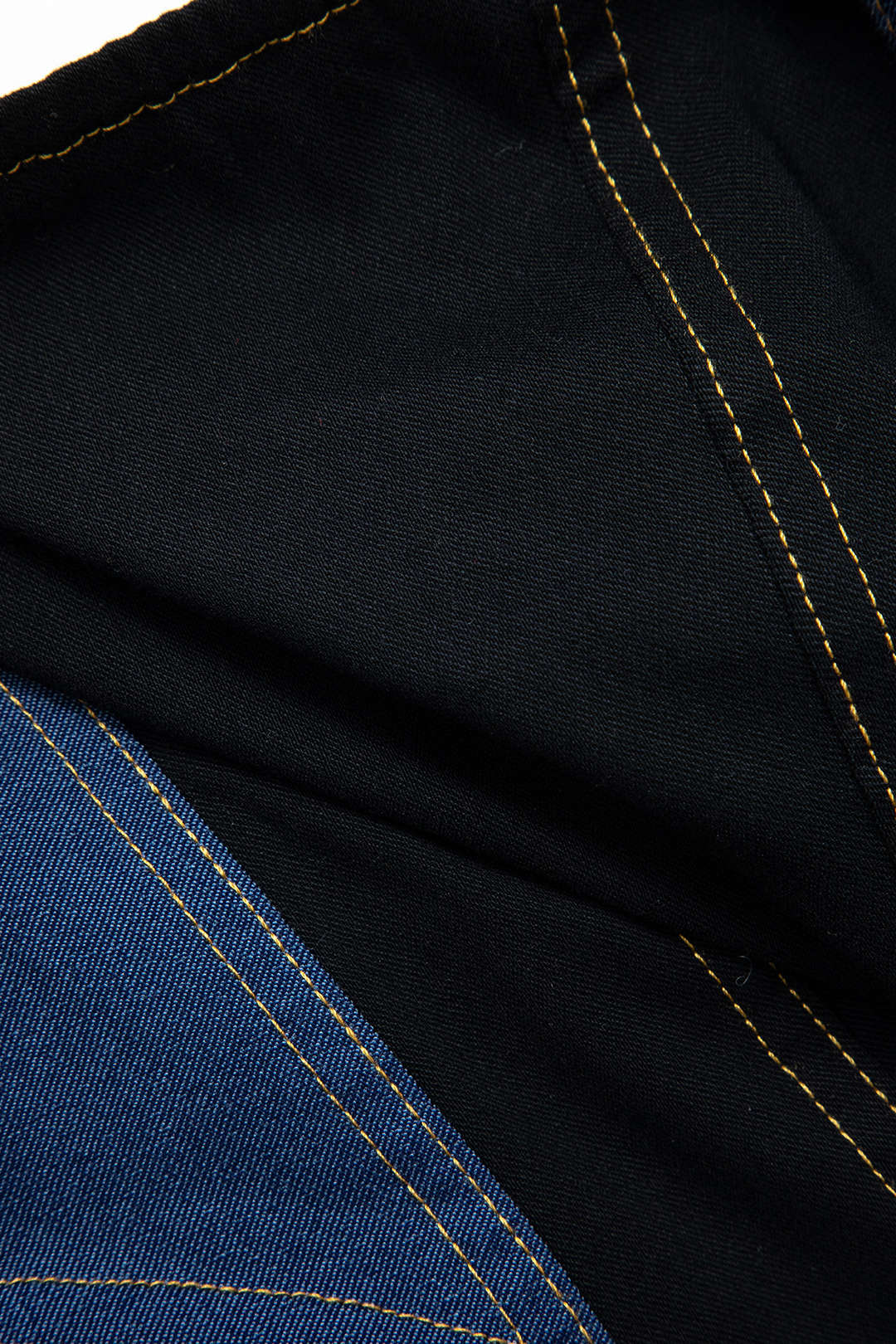 Contrast Denim Off-Shoulder Long Sleeve Bodysuit - Y2K Aesthetic Fashion Essential Contrast Denim Off-Shoulder Long Sleeve Bodysuit - Y2K Aesthetic Fashion Essential