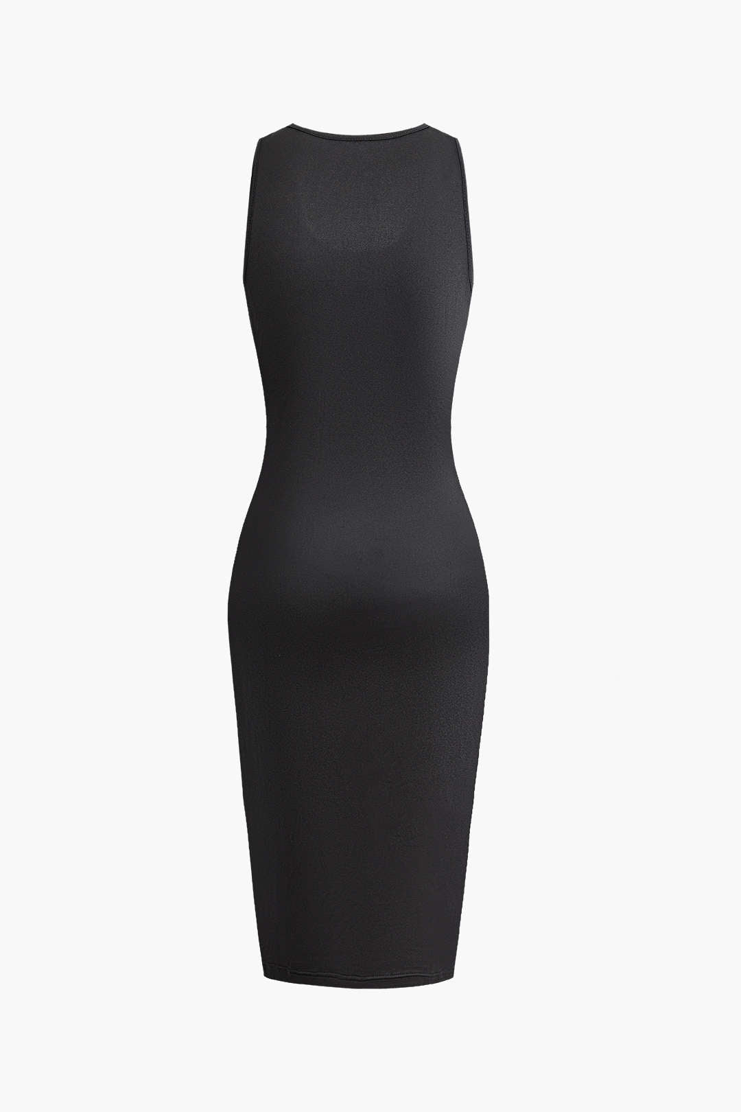 Contrast Print Sleeveless Midi Dress - Y2K Aesthetic Fashion for Effortless Style Contrast Print Sleeveless Midi Dress - Y2K Aesthetic Fashion for Effortless Style