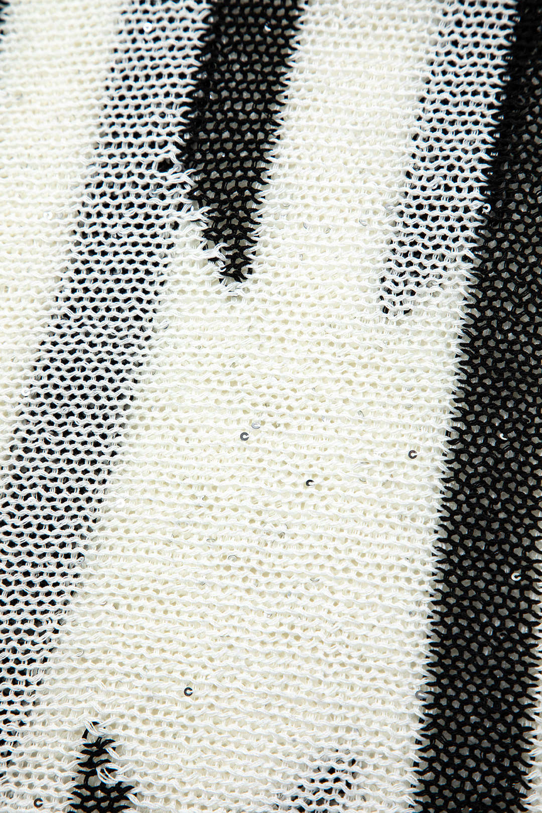 Contrast Stripe Y2K Aesthetic Open Knit Long Sleeve Top for Trendy Outfits Contrast Stripe Y2K Aesthetic Open Knit Long Sleeve Top for Trendy Outfits