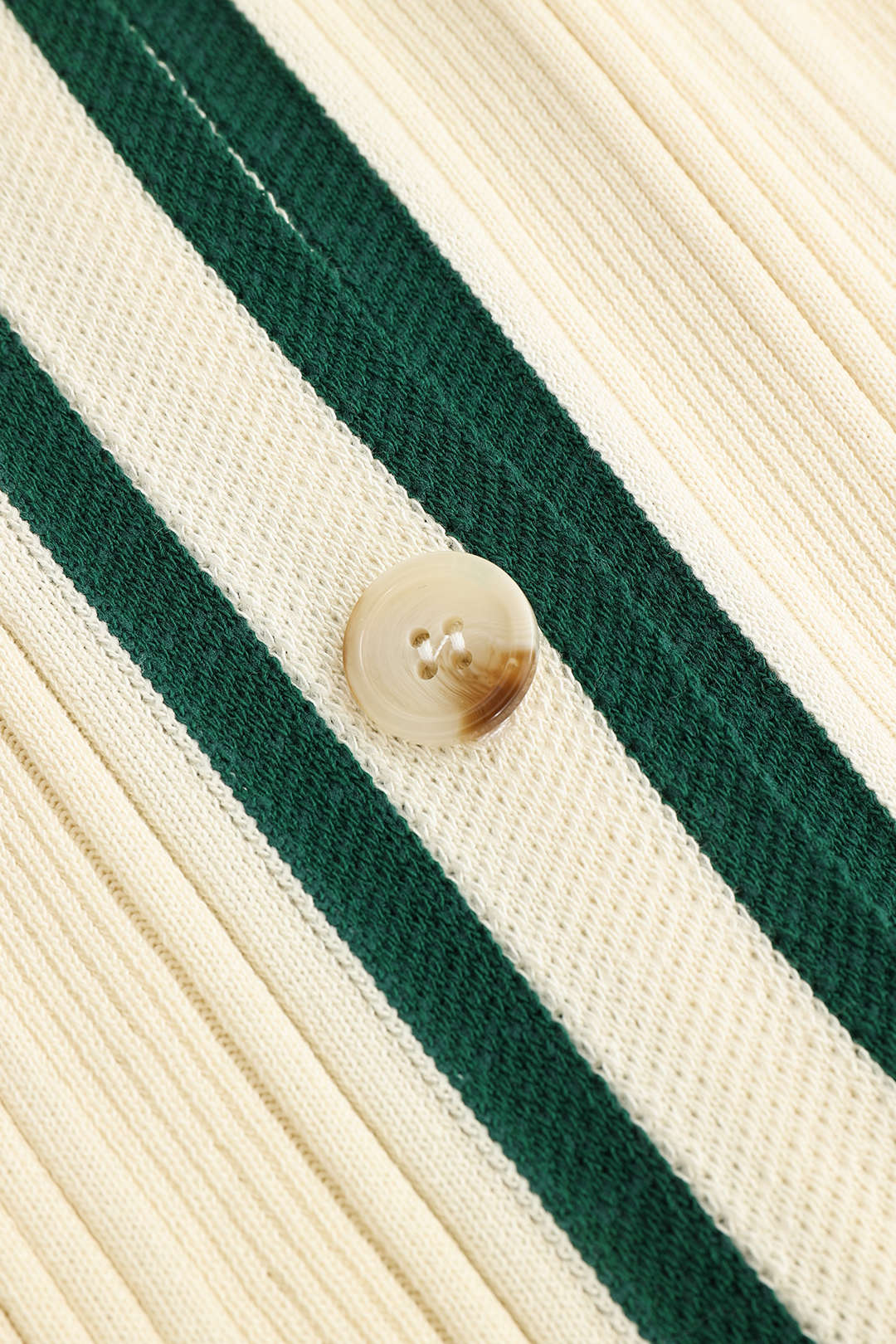 Contrast Trim Knitted Dress - Y2K Aesthetic Button Down Style for Chic Outfits Contrast Trim Knitted Dress - Y2K Aesthetic Button Down Style for Chic Outfits