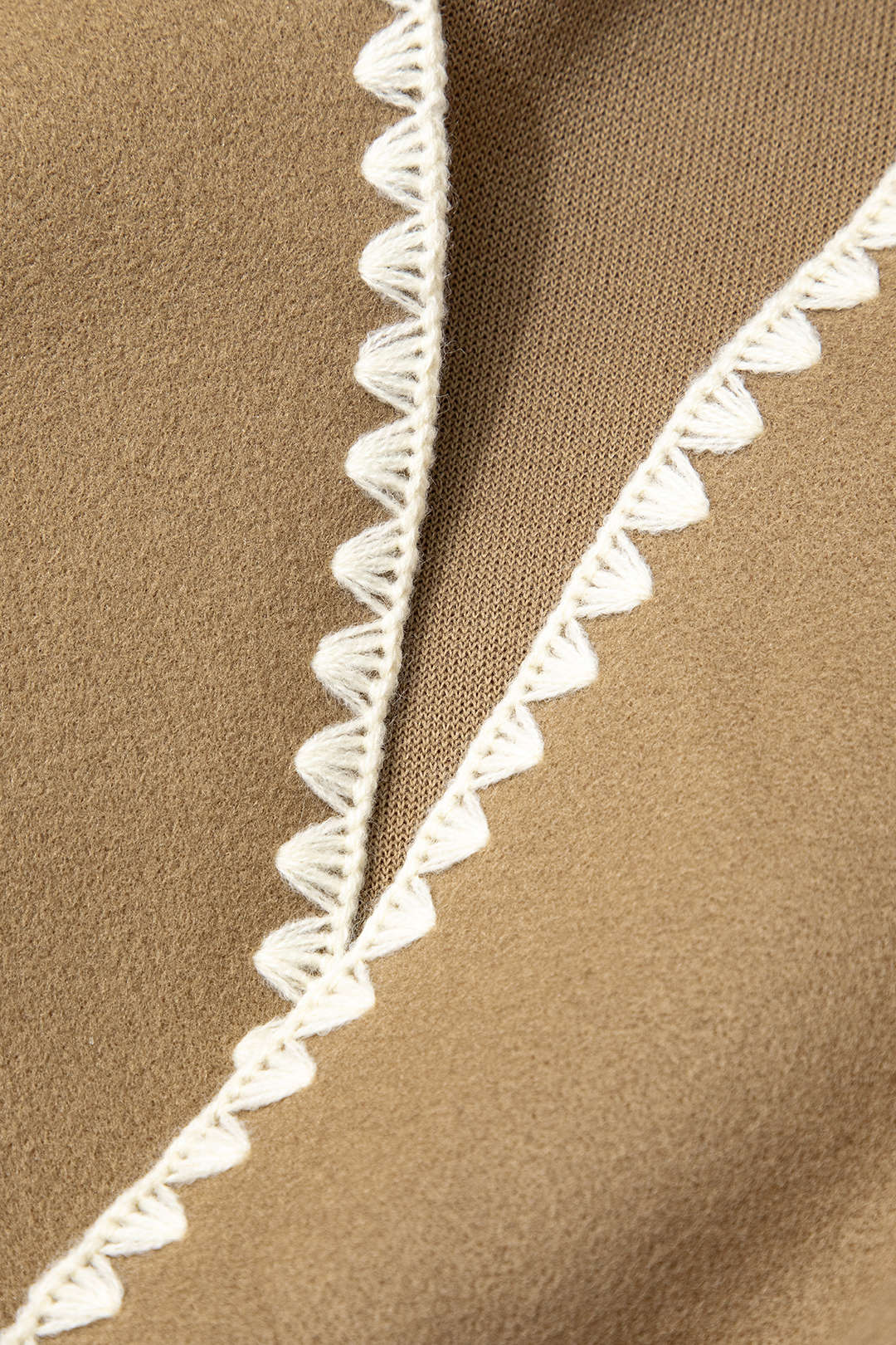 Contrast Trim V-neck Belted Pocket Coat - Chic Y2K Fashion Statement for Effortless Style Contrast Trim V-neck Belted Pocket Coat - Chic Y2K Fashion Statement for Effortless Style