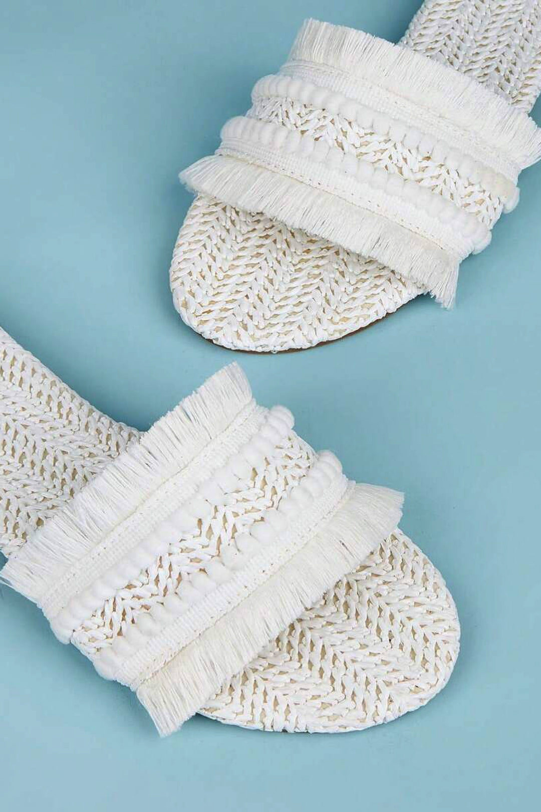 Coquette Aesthetic Fringe Slippers for Y2K Fashion Lovers - Cute and Comfy Footwear Coquette Aesthetic Fringe Slippers for Y2K Fashion Lovers - Cute and Comfy Footwear