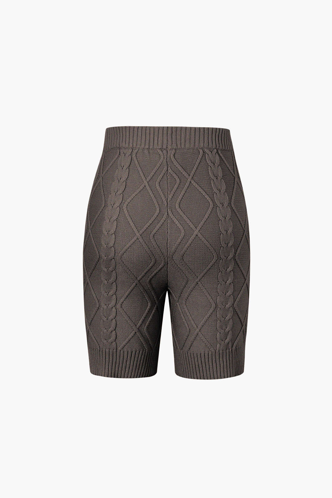 Coquette Aesthetic High Waisted Drawstring Cable Knit Shorts for Y2K Fashion Lovers Coquette Aesthetic High Waisted Drawstring Cable Knit Shorts for Y2K Fashion Lovers