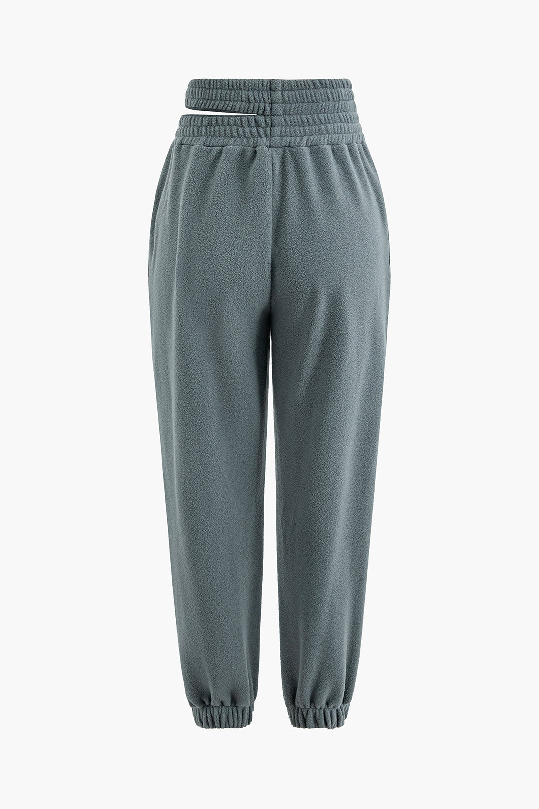 Coquette Aesthetic Polar Fleece Zip-Up Sweatshirt & Cut-Out Waist Pants Set Coquette Aesthetic Polar Fleece Zip-Up Sweatshirt & Cut-Out Waist Pants Set