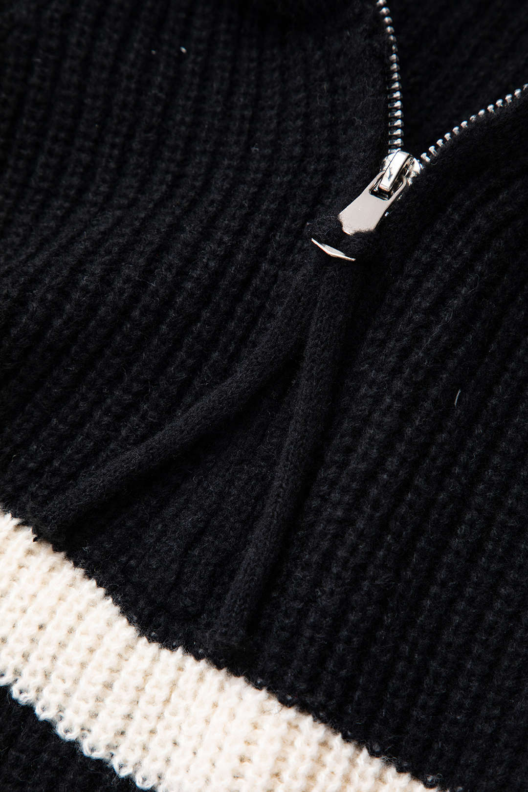 Coquette Aesthetic Stripe Half Zipper Lapel Sweater for Y2K Fashion Lovers Coquette Aesthetic Stripe Half Zipper Lapel Sweater for Y2K Fashion Lovers